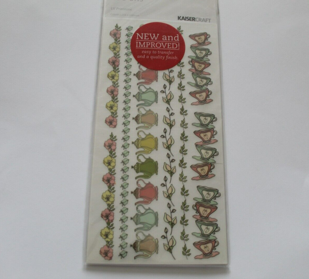 KAISERCRAFT Lil' Primrose Rub-Ons RB955