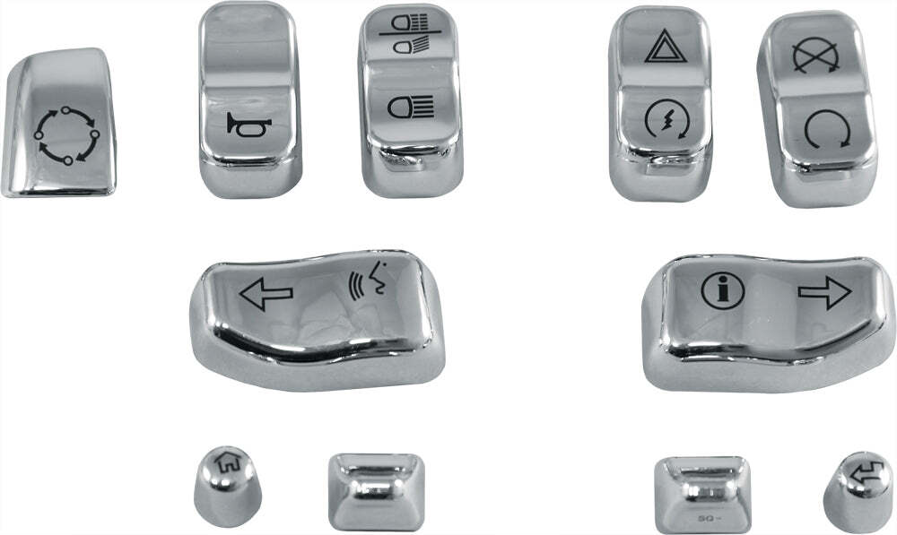 Switch Caps Chr 14 Up 11 Piece