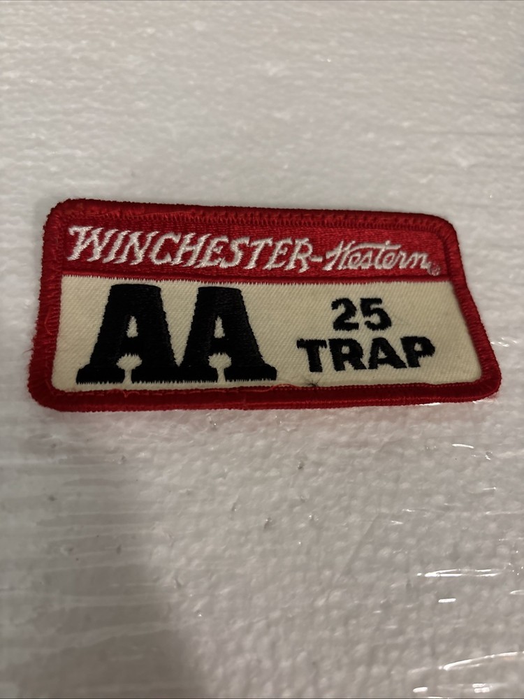 Winchester Western AA 25 Trap patch 4”x2” Pre- Owned
