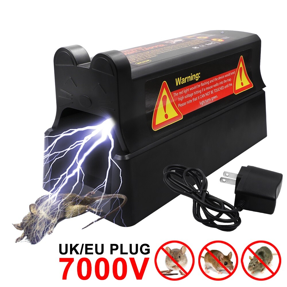Mouse Trap Control Electronic Rat Trap 7000 High Voltage Killer Zapper Rodent