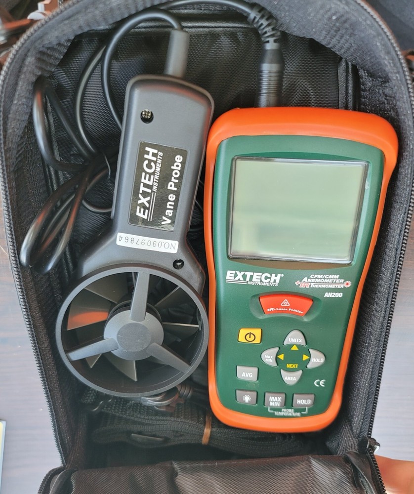 EXTECH AN200 THERMO-ANEMOMETER CFM/CMM