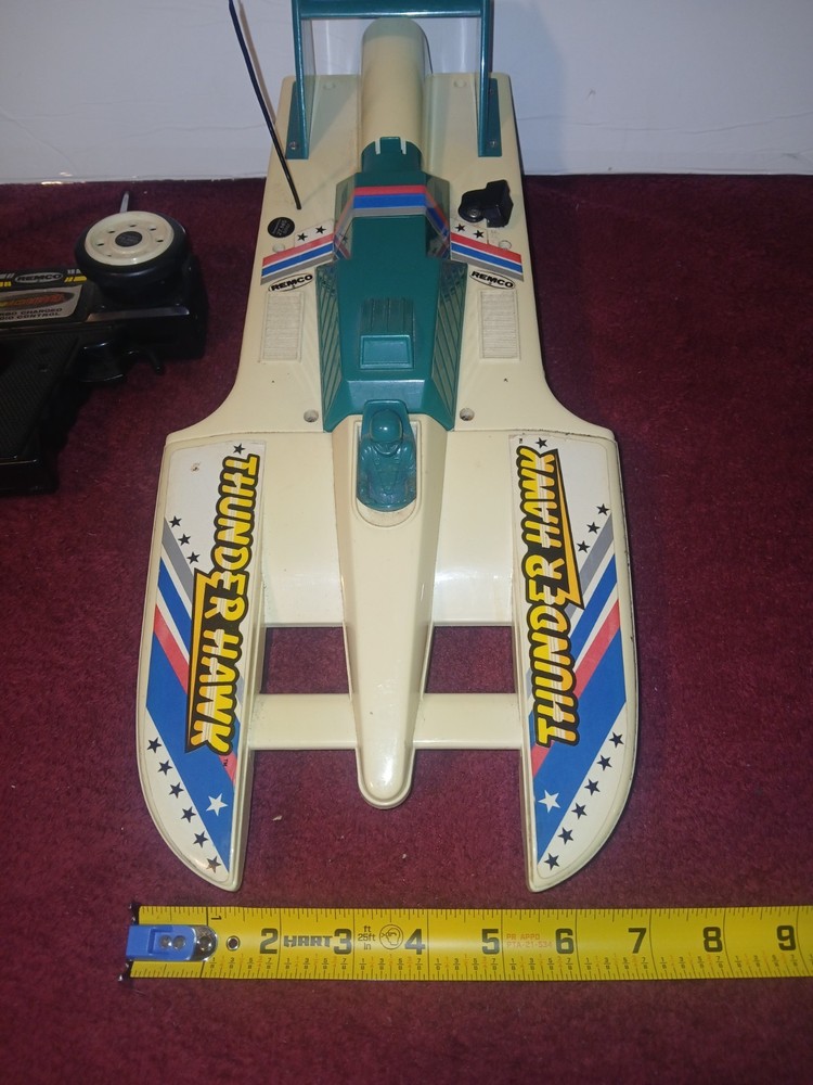 1987 Remco Thunder Hawk Remote Control Boat