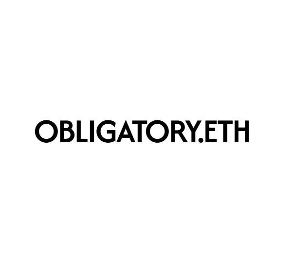 Obligatory.eth Etherium Domain Name on OpenSea