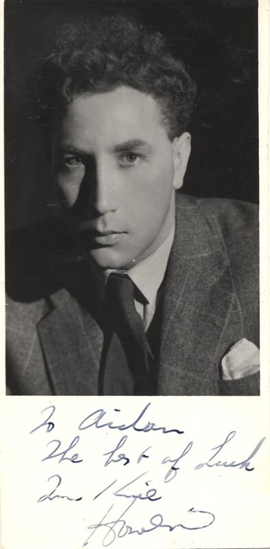 FRANKIE HOWERD - INSCRIBED PHOTOGRAPH SIGNED