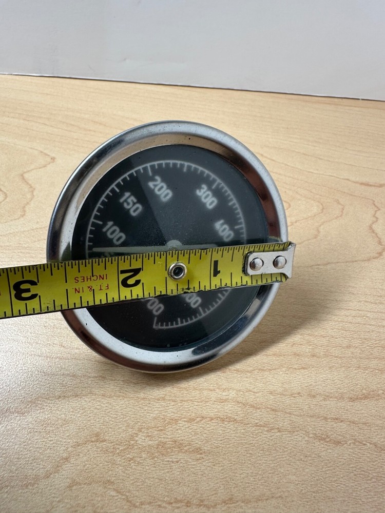 Analog Fahrenheit Thermometer Threaded 3/4" Stem Length 50-700
