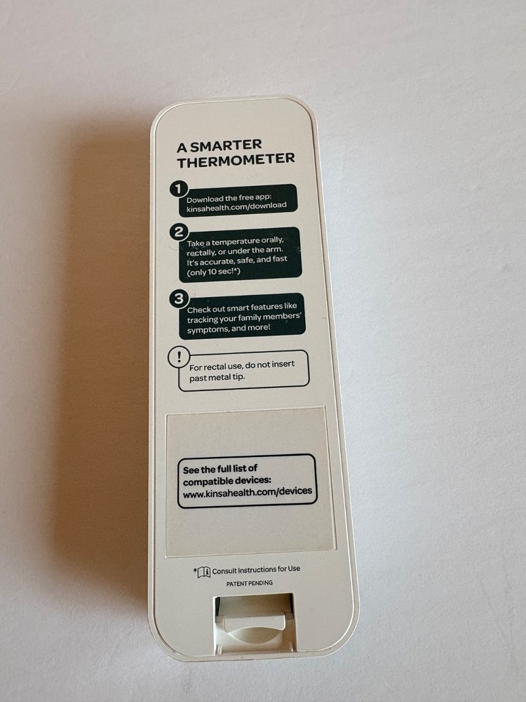 Kinsa Smart Stick Digital Thermometer Open Box