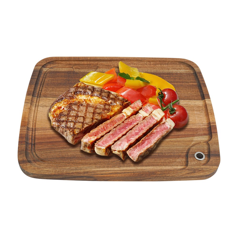 10PCS Wood Steak Plates with Juice Channel Acacia Wooden Steak Board Anti-mold?