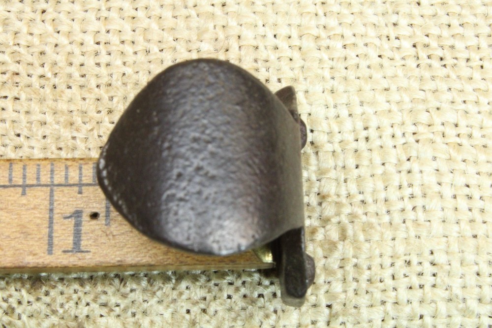 2 Old Window Sash Lifts Pulls Restored Cast Iron Plain Victorian Octagonal Shape