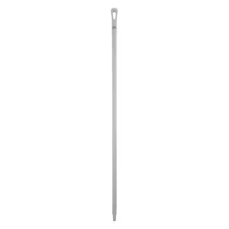 Vikan 29625 59" Color Coded Handle, 1 1/4 In Dia, White, Polypropylene