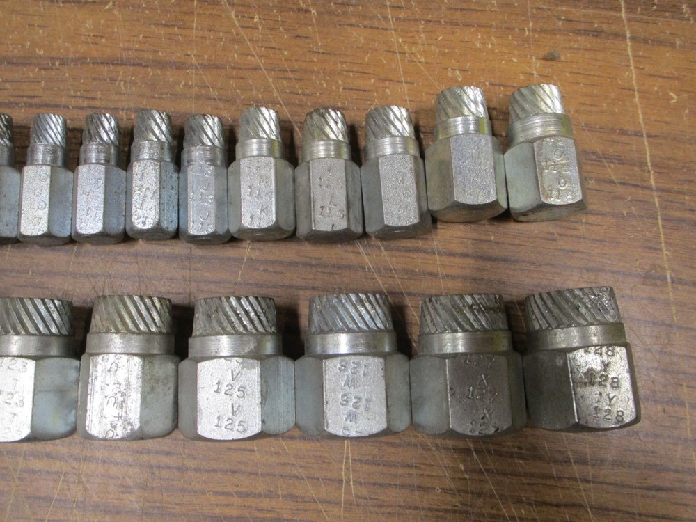 25 Piece Set Broken Screw Stud Screw Pipe Nipple Remover Extractor Kit