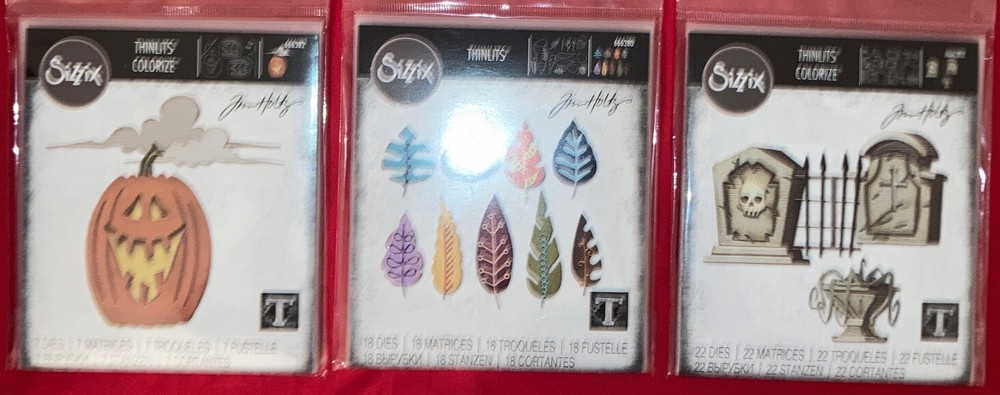 Sizzix Thinlits Metal Die Pack designed by TIM HOLTZ 35+ TO CHOOSE FROM