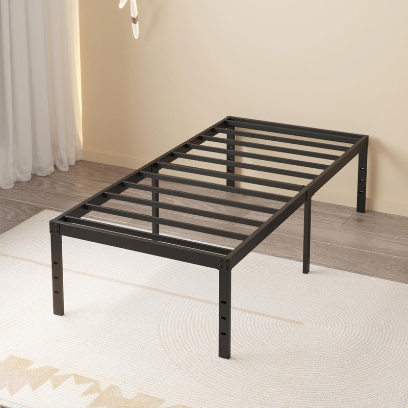 Sturdy Twin XL Metal Bed Frame Easy Assembly Storage Multi-Angle Support New