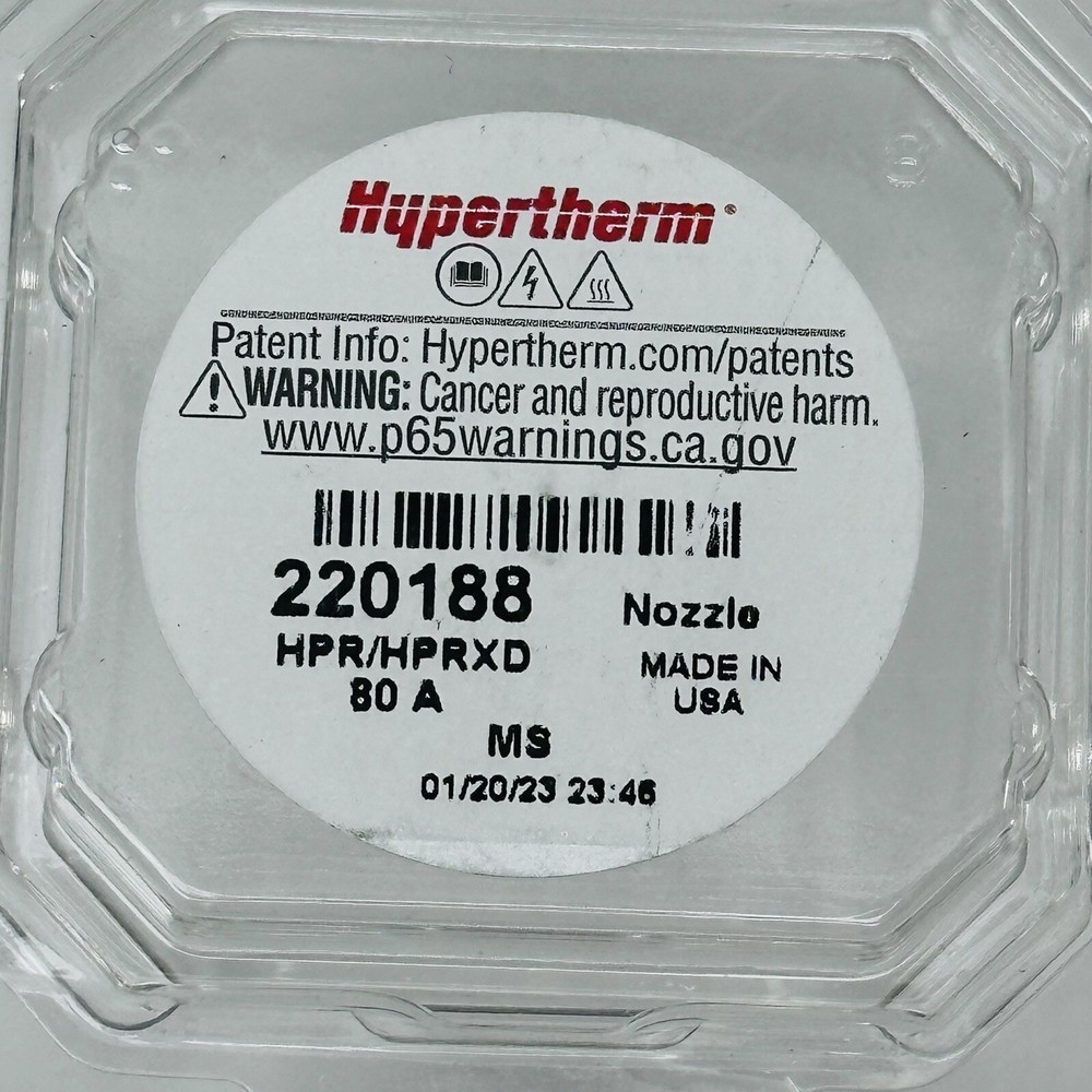 HYPERTHERM 220188 NOZZLE 80AHPR/HPRXD