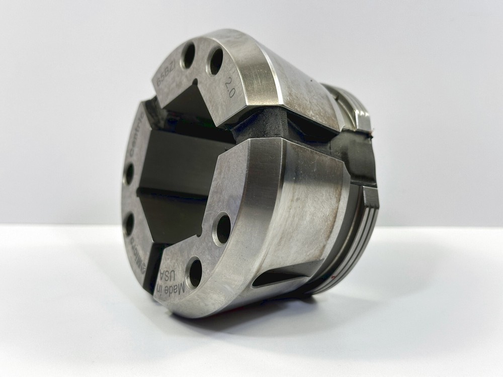Micro Centric 65BZI 2.0" Dia HEX Standard Quick Change Collet Chuck USED 1pc
