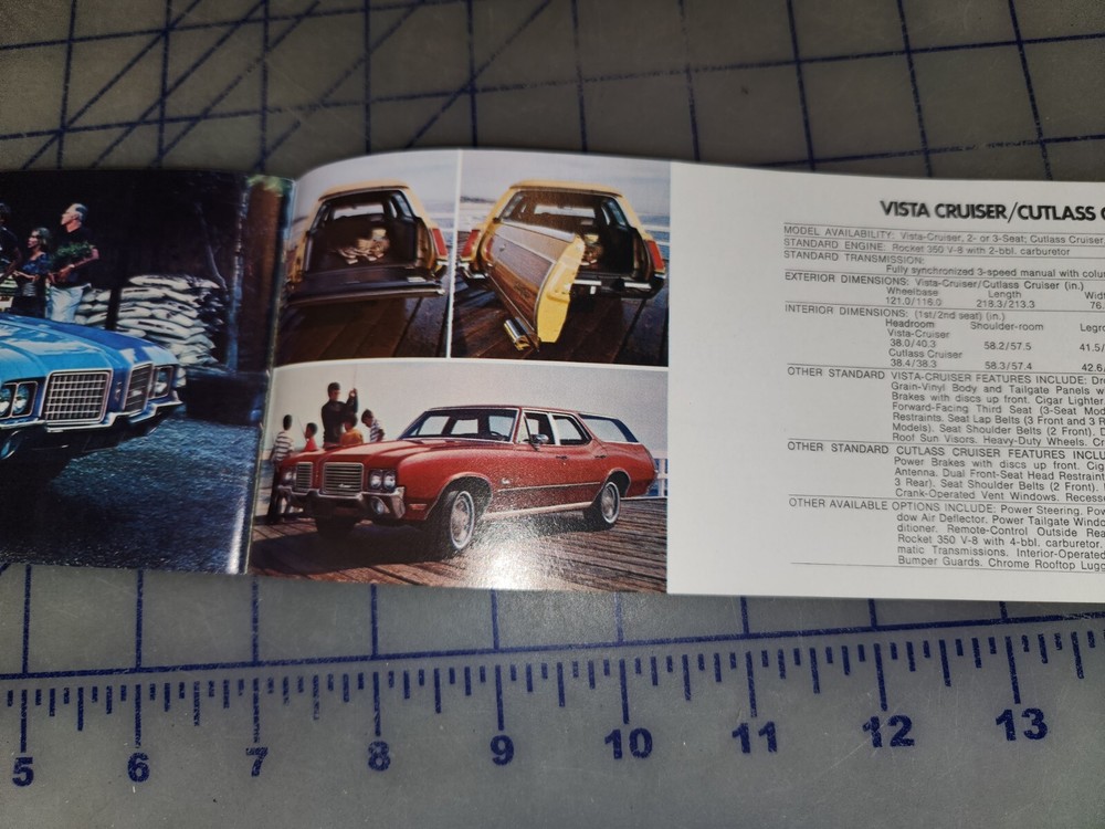 1972 Oldsmobile Brochure Full Line Original
