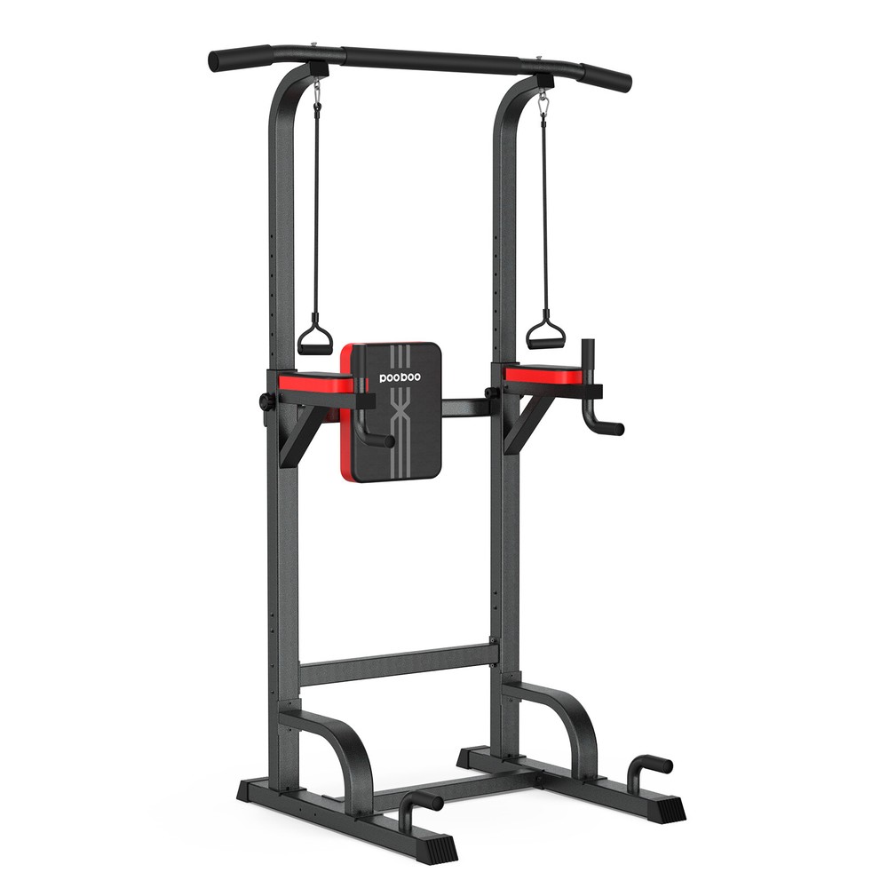 Power Tower Strength Training Dip Station Pull Up Dip Exercise Workout Equipment
