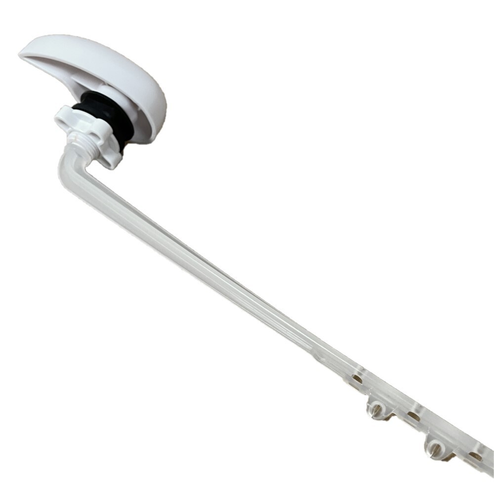 Front Mounted Flush Handle, nylon (8-inch nylon rod) (left hand)