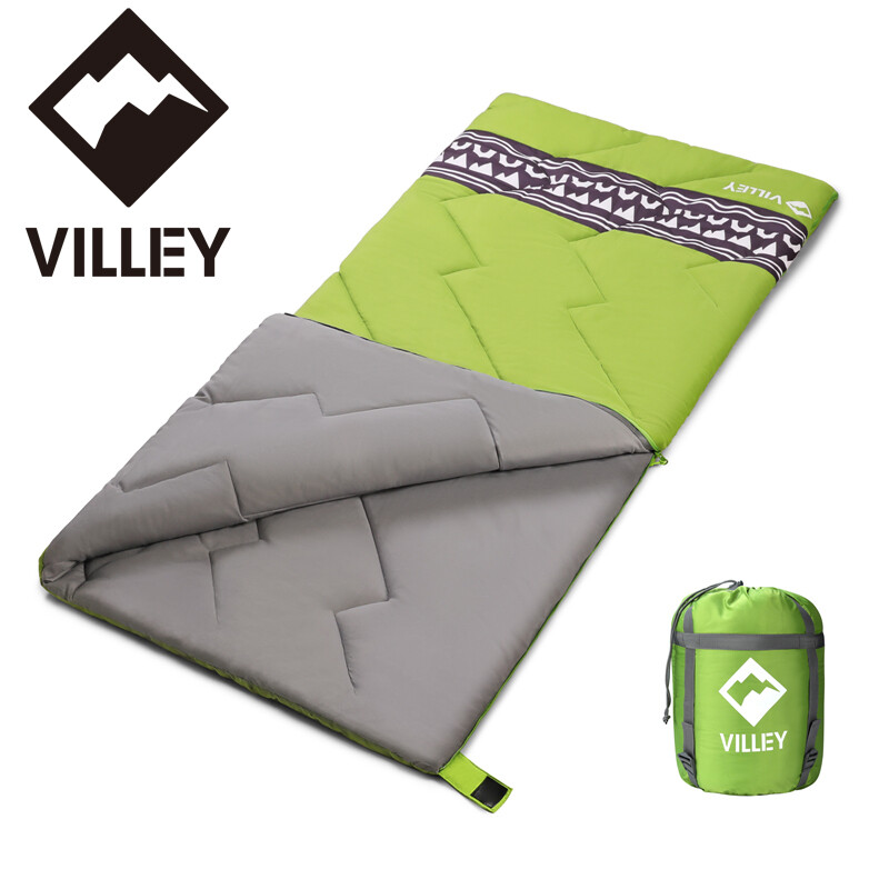 VILLEY Camping Sleeping Bag Lightweight Backpacking Sleep Bag w/Compression Sack