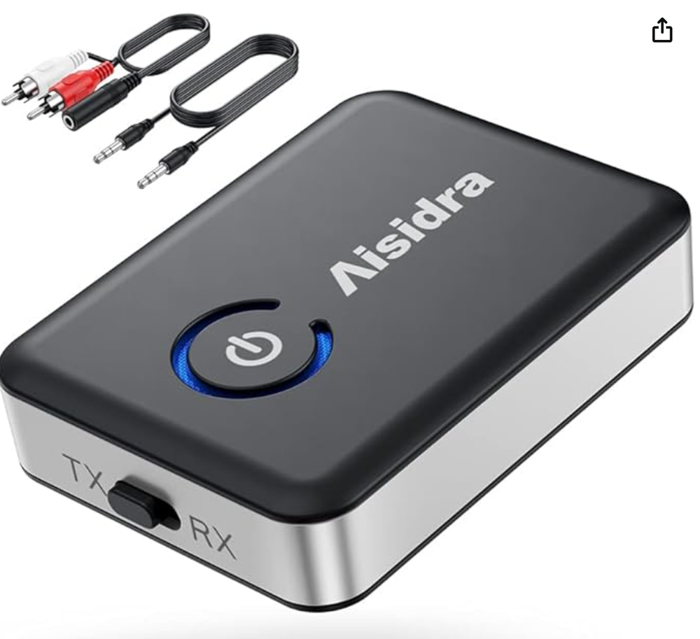 Bluetooth Transmitter Receiver V5.0 Bluetooth Adapter for Audio, 2-in-1