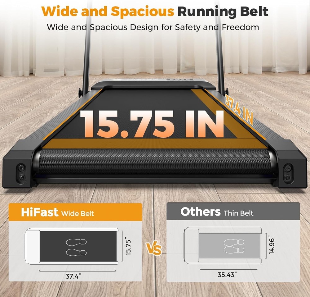 Home Electric Treadmill Folding Compact Walking Running Exercise Machine for Fit