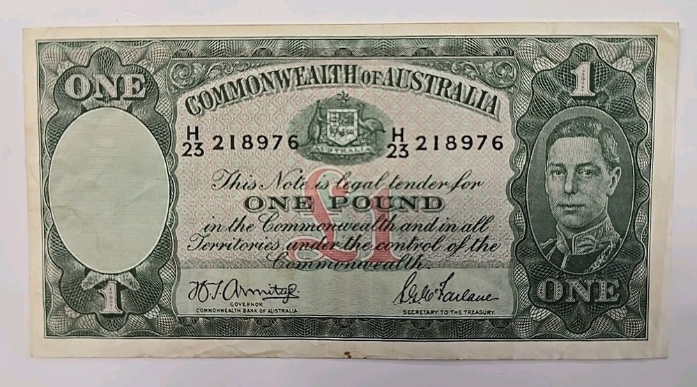 One Pound Australia Note