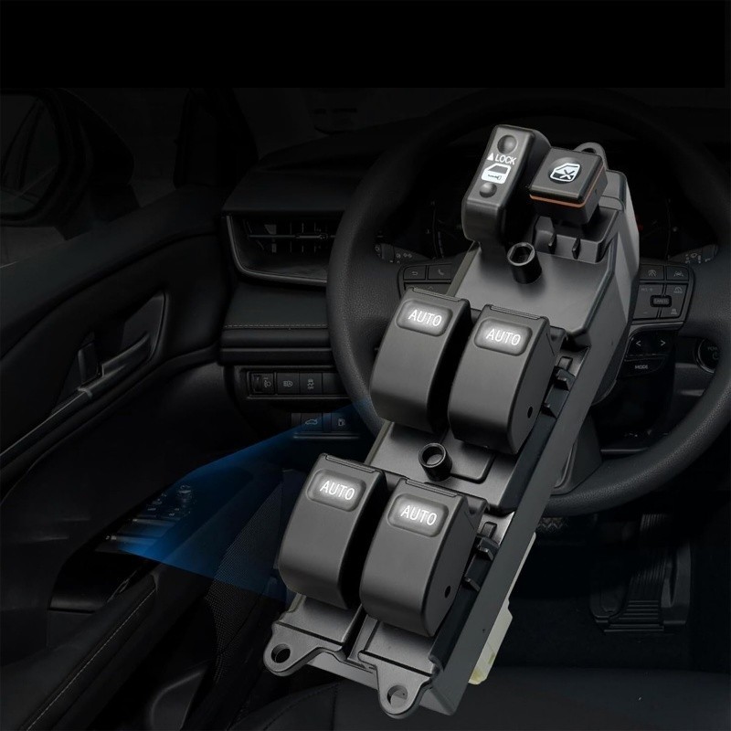 White Master Drive Window Switch Auto Down / Up for Toyota 4Runner 2003-2009