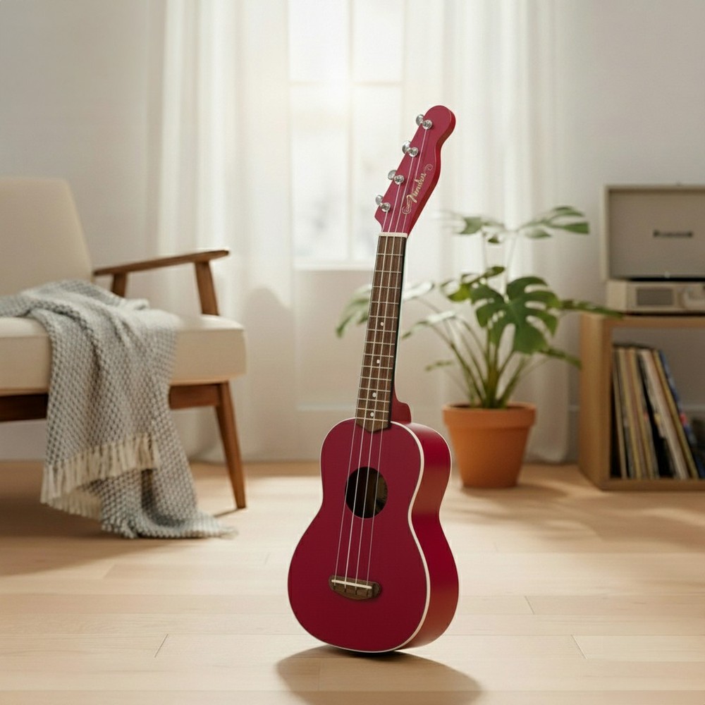Fender Monterey Concert Ukulele - Cherry