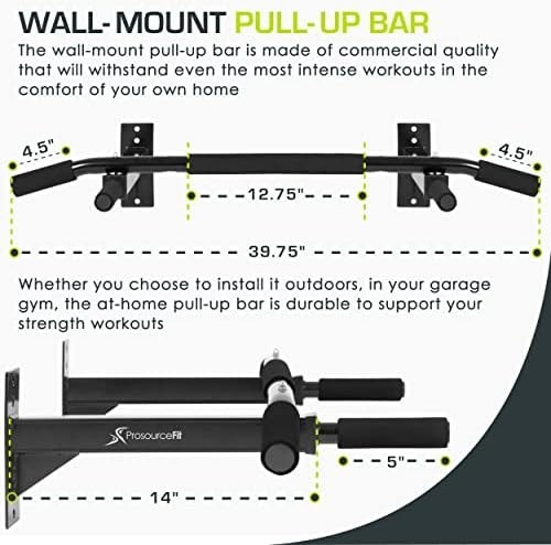 Wall Mounted Pull Up Bar Heavy Duty Chin Up