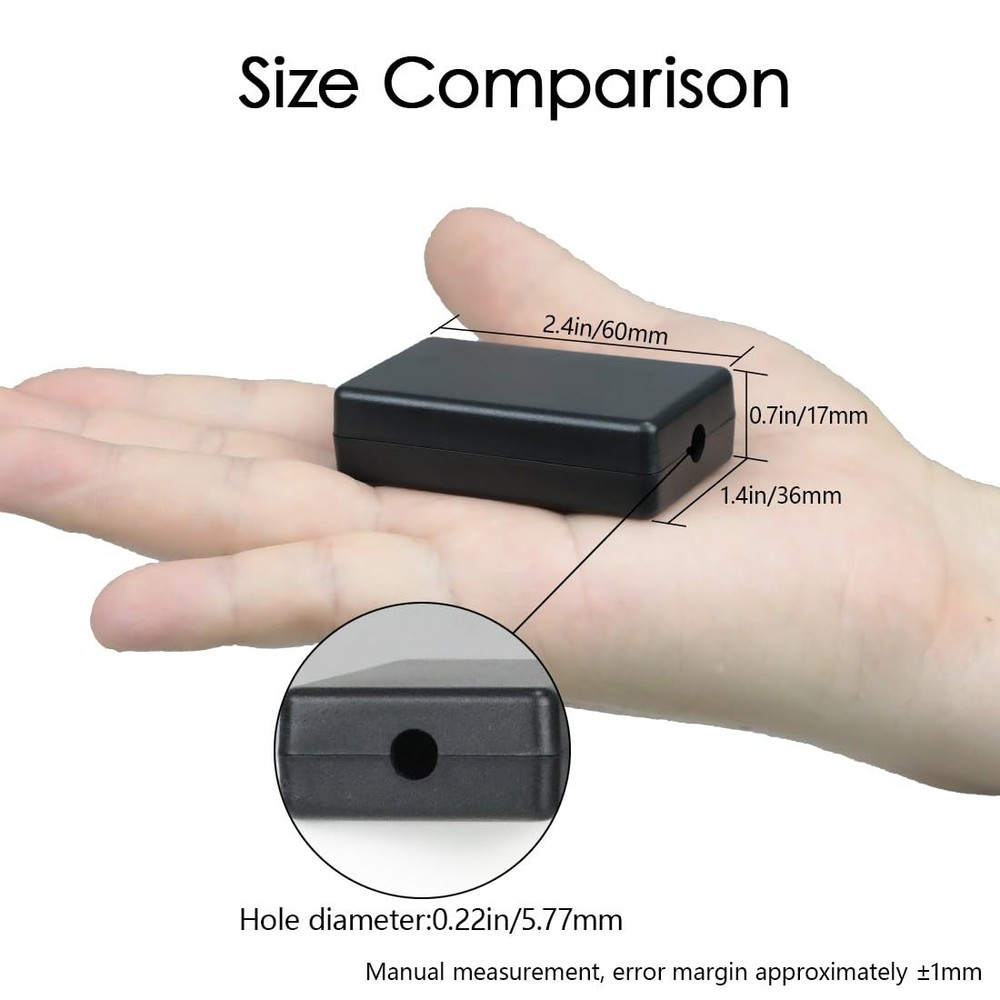 Project Box 10 Pieces ABS Plastic Electrical Project Case Small Junction Box