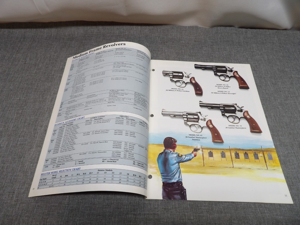 (3) Smith & Wesson Dan Wesson Gun Catalogs 1983