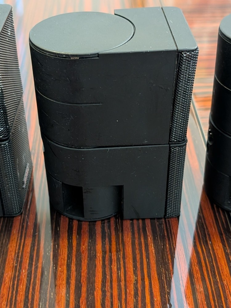 4x BOSE Jewel Double Cube Speakers Black