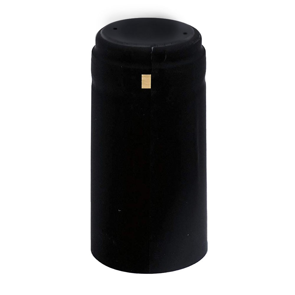Black PVC Shrink Capsules Pack of 30