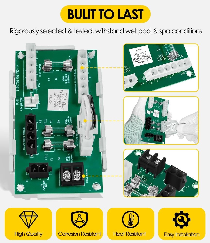 Field Wiring Panel Replacement Kit FDXLFWP1930 for Hayward Universal H-Series