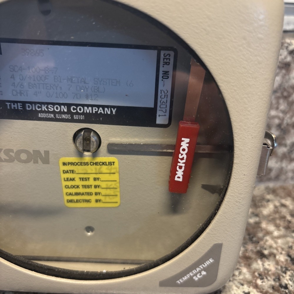 Vintage Dickson - Model SC4 - Temperature Recorder - Not Tested