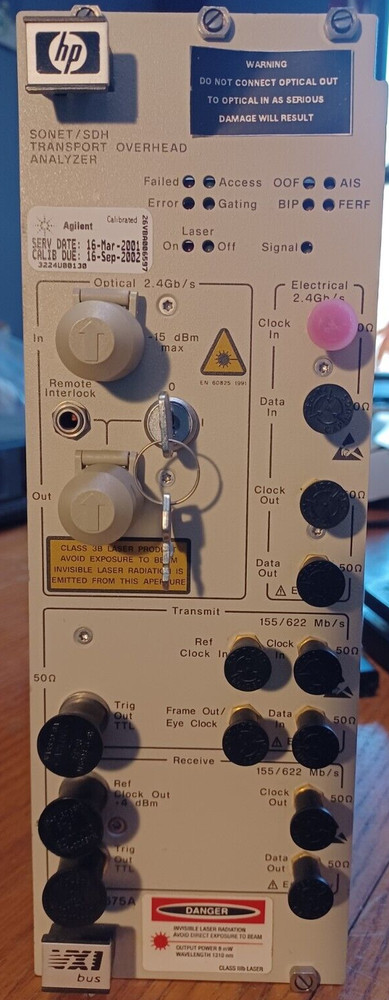 HP VXI E1675A Sonet/SDH Transport Overhead Analyzer Module 75000