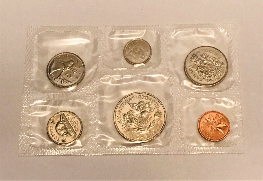 1970 Canada Proof Set with Original Certificate and Envelope