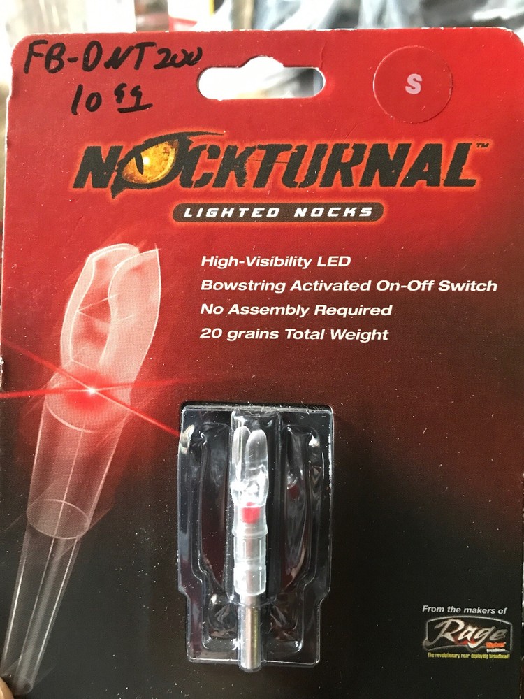 nockturnal lighted nocks s Red