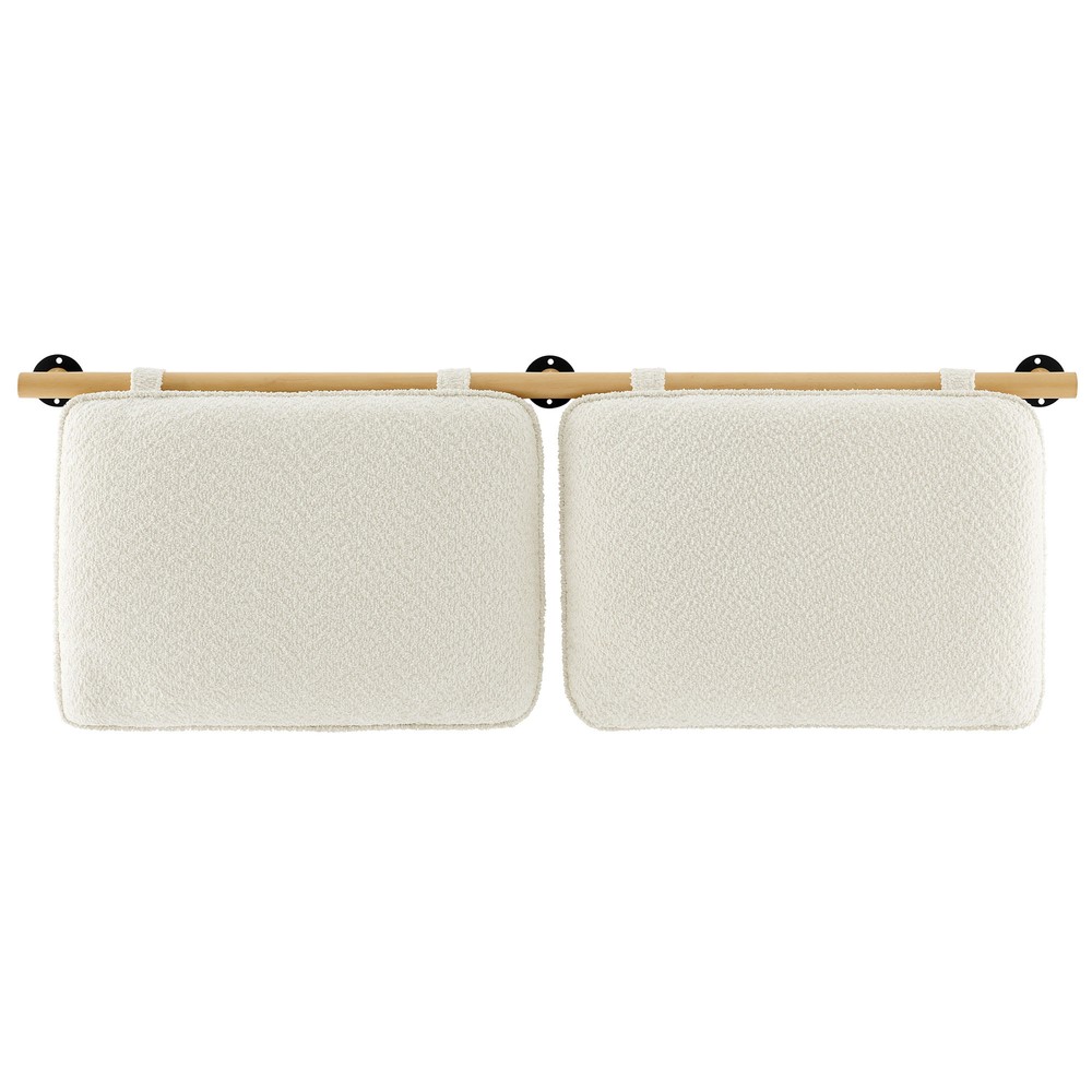 Anela Full Headboard in Cream Natural