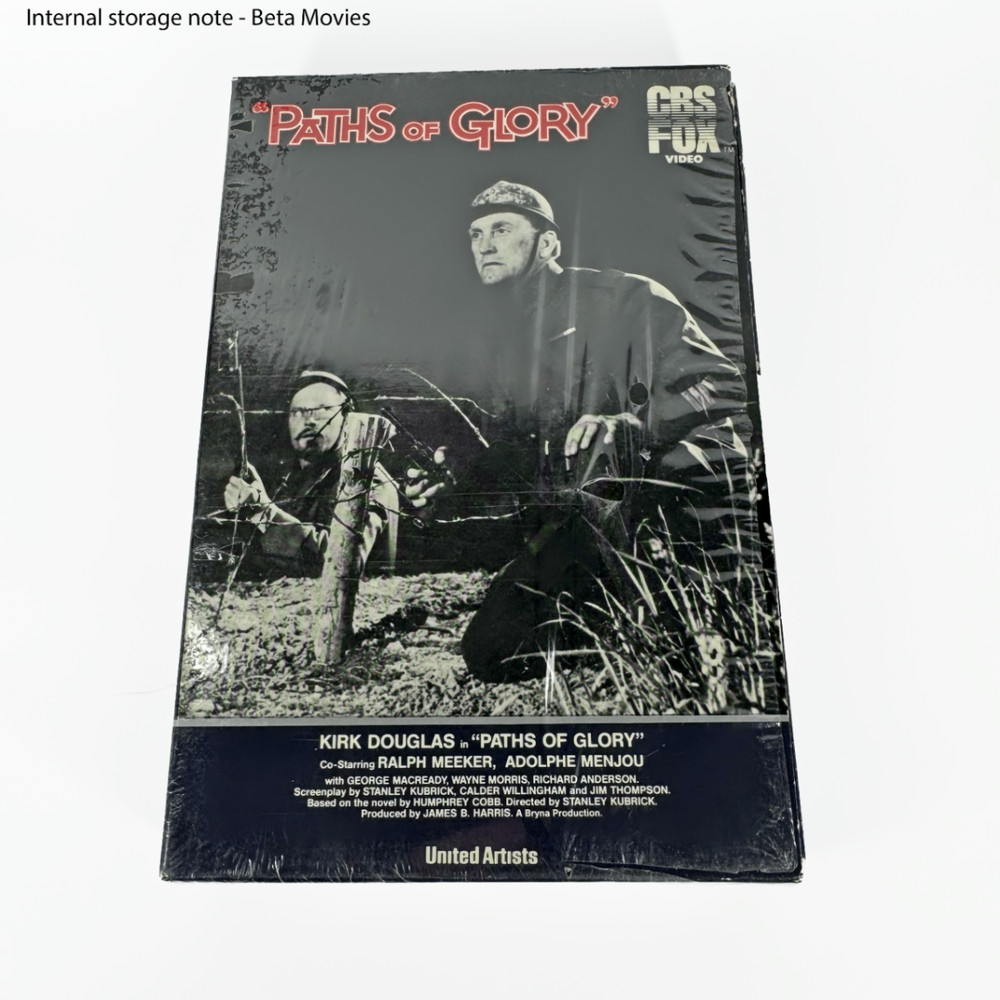 Paths of Glory - Beta Tape - Open