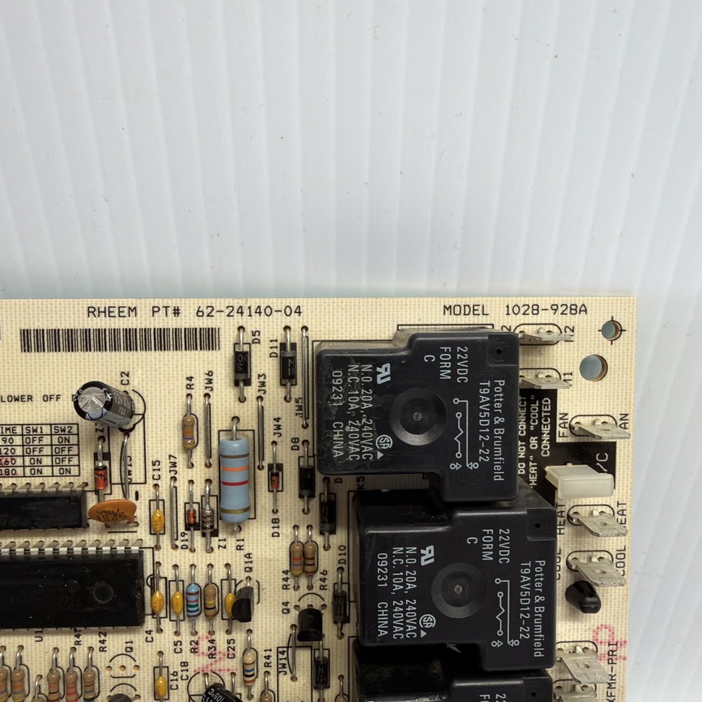 RHEEM 62-24140-04 CONTROL BOARD 1028-928A