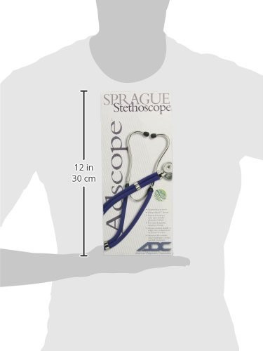 Adscope 641 Sprague Stethoscope with 5 Interchangeable Chestpiece Options, 30...
