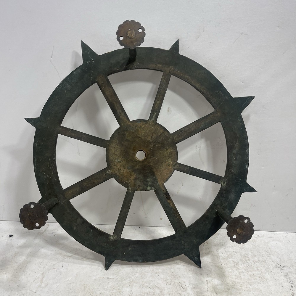 Vintage brass Compass Rose