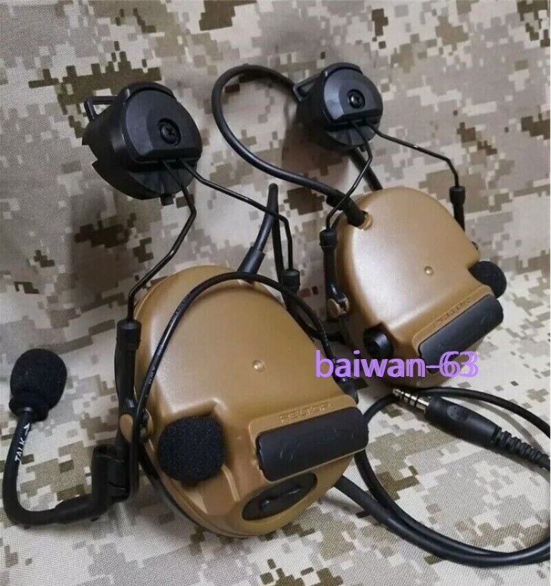 TCA Comtac-III C3 Tactical Headset Helmet Ver. Noise Reduction Headphone