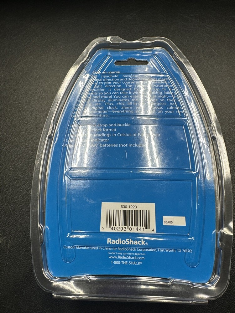Digital Compass - Handheld - RadioShack Model 63-1223