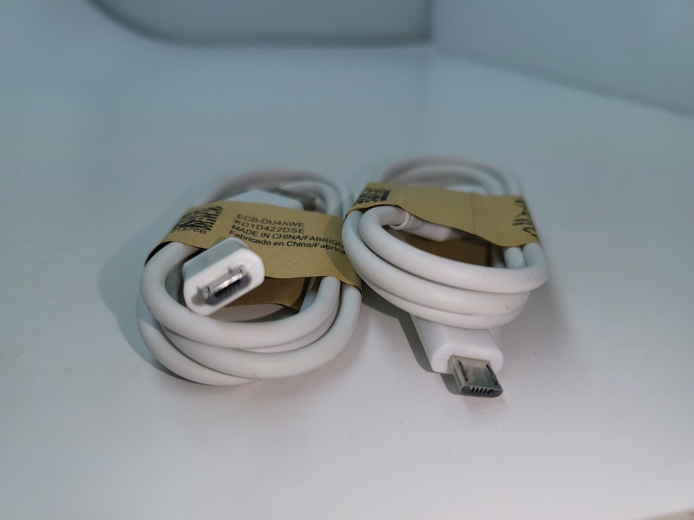 2pcs 3FT White Controller Charging Cables for Playstation 4 PS4 Micro USB