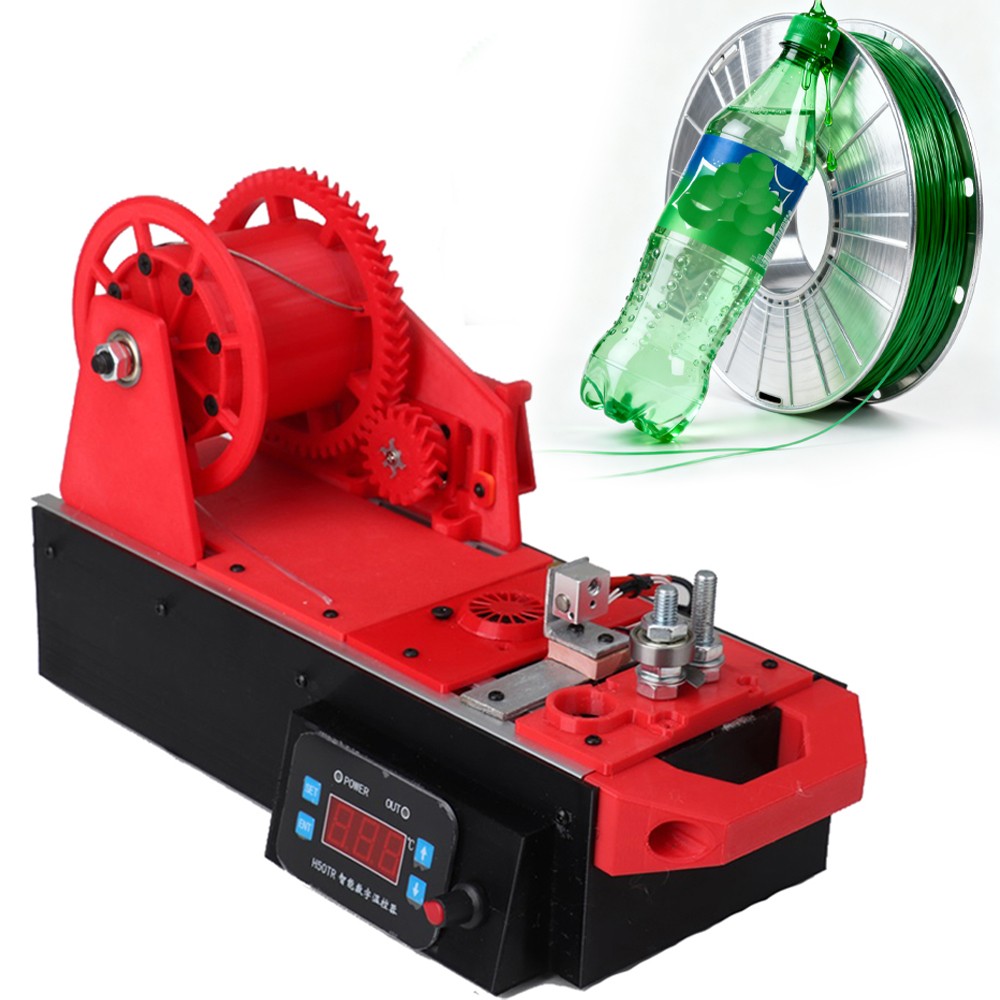 Plastic Recycling Machine 3DPrinter Filament Maker Desktop Extruder Eco-Friendly