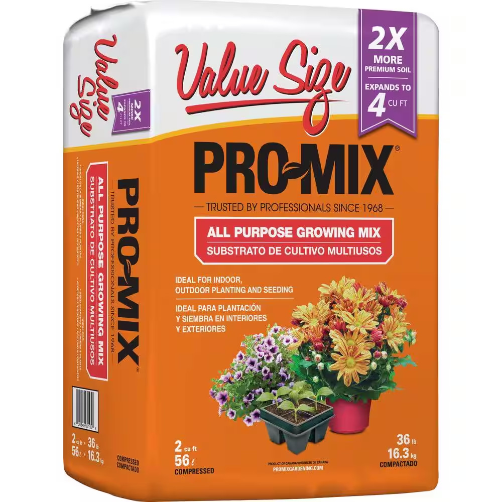 PRO-MIX 2 Cu Ft All Purpose Growing Mix Compressed