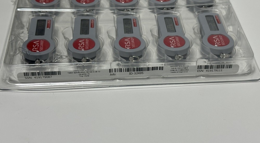 RSA SecurID Token Model SID700 E8 Expiration 02/28/26