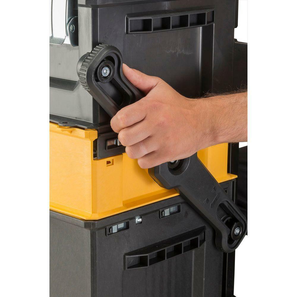 portable storage tool box mobile rolling organizer bin tray dewalt dwst20880