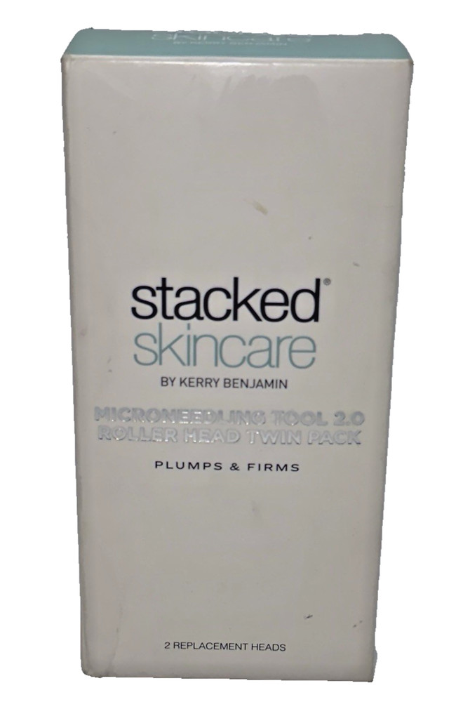 StackedSkincare By Kerry Benjamin Microneedling Tool 2.0 Roller Head Twin Pack
